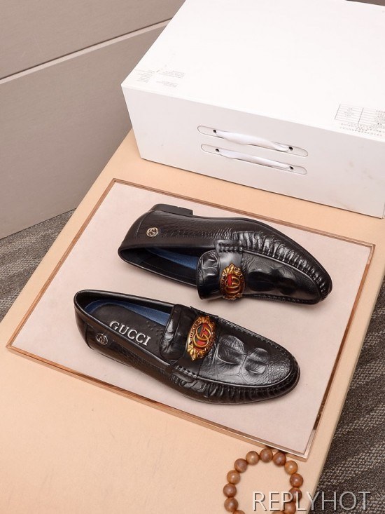 Gucci 2020 Mens Leather Loafer