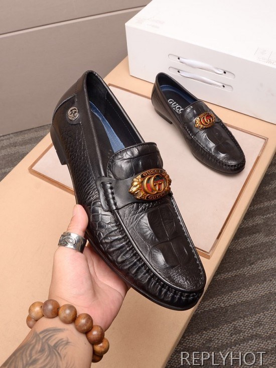 Gucci 2020 Mens Leather Loafer