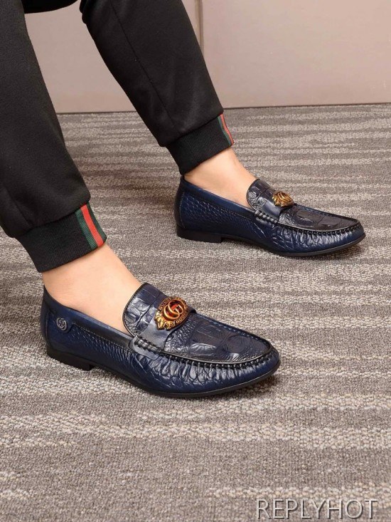 Gucci 2020 Mens Leather Loafer