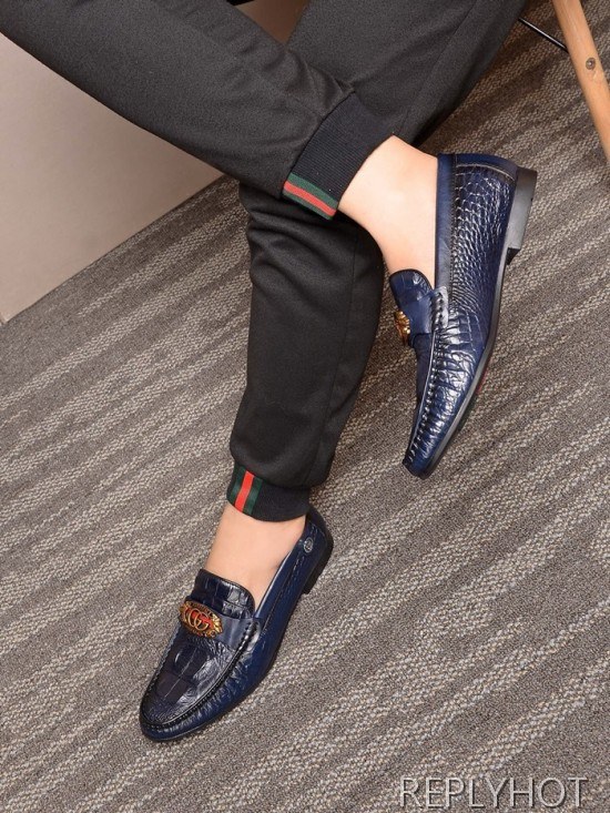 Gucci 2020 Mens Leather Loafer