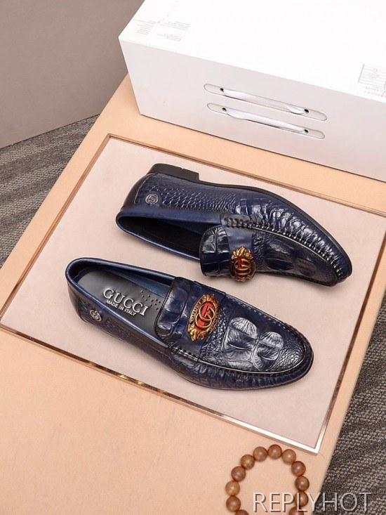 Gucci 2020 Mens Leather Loafer