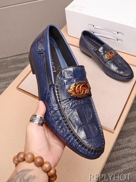 Gucci 2020 Mens Leather Loafer