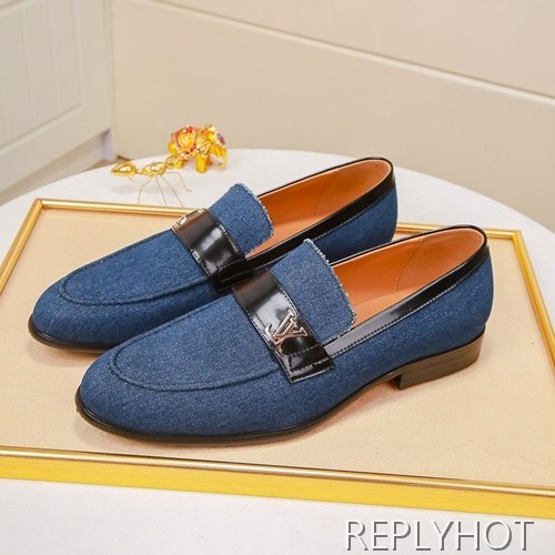 Louis Vuitton 2020 Mens Denim Loafer