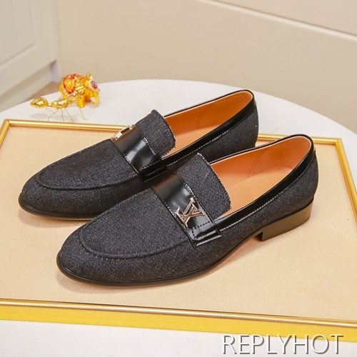Louis Vuitton 2020 Mens Denim Loafer