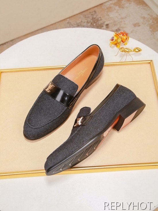 Louis Vuitton 2020 Mens Denim Loafer