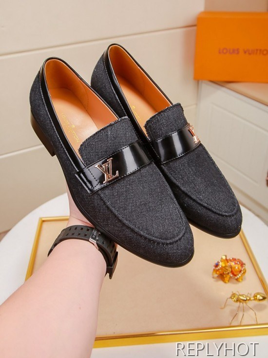 Louis Vuitton 2020 Mens Denim Loafer