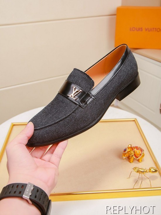 Louis Vuitton 2020 Mens Denim Loafer