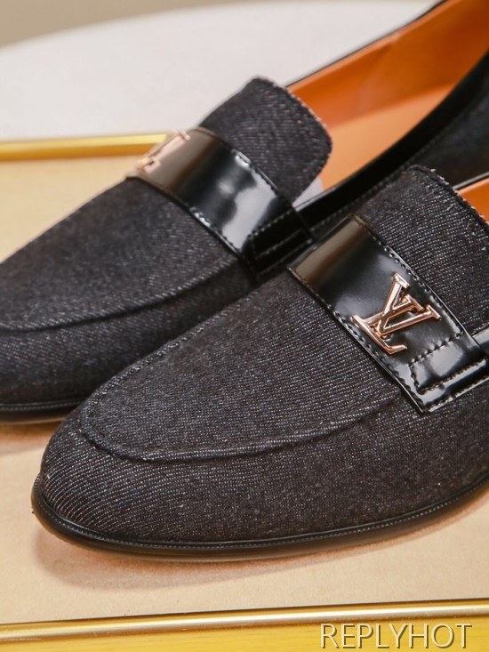 Louis Vuitton 2020 Mens Denim Loafer