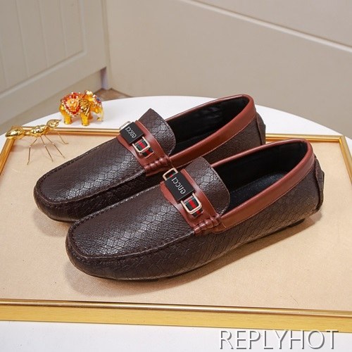 Gucci 2020 Mens Leather Loafer