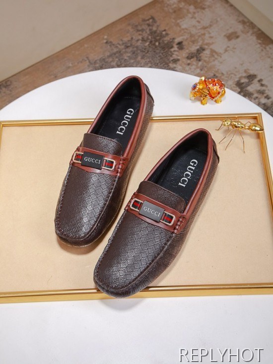 Gucci 2020 Mens Leather Loafer