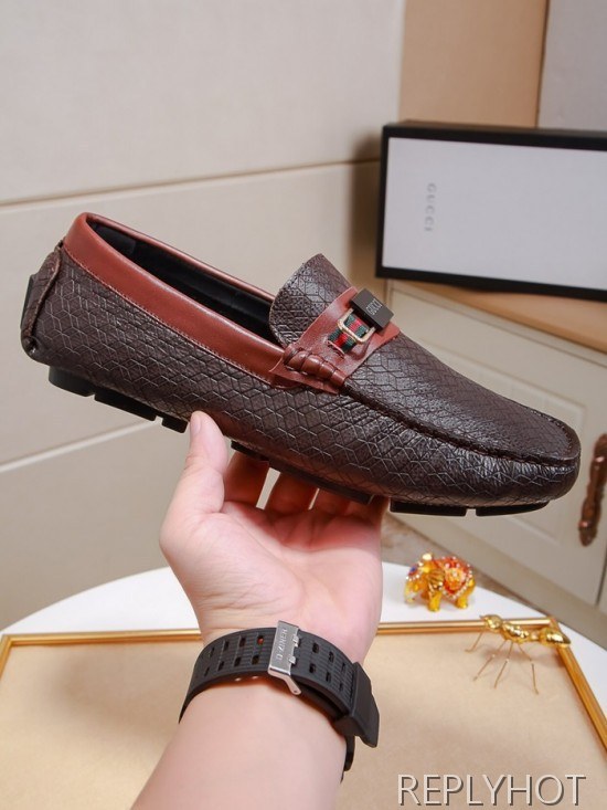 Gucci 2020 Mens Leather Loafer