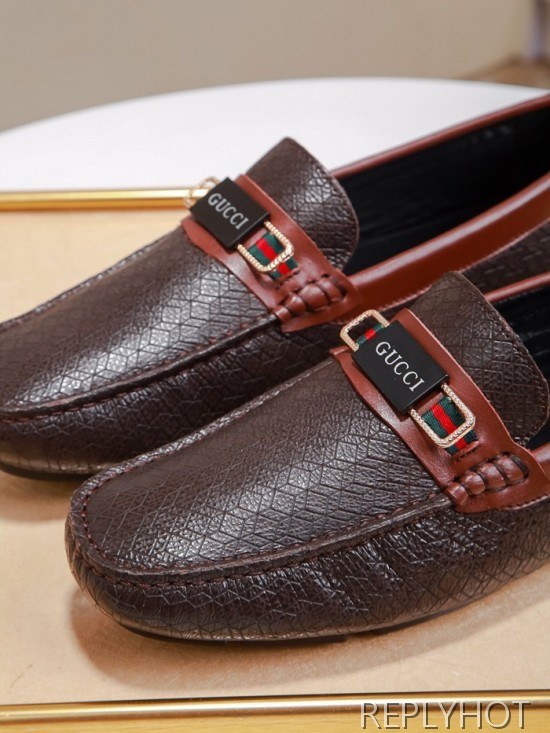 Gucci 2020 Mens Leather Loafer