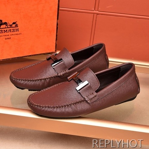 Hermes 2020 Mens Leather Loafer