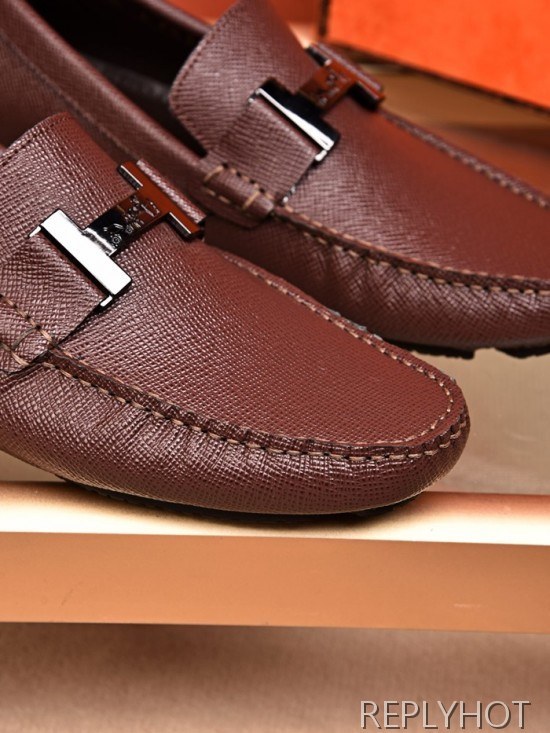 Hermes 2020 Mens Leather Loafer