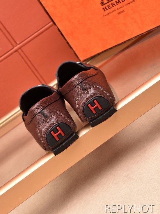 Hermes 2020 Mens Leather Loafer