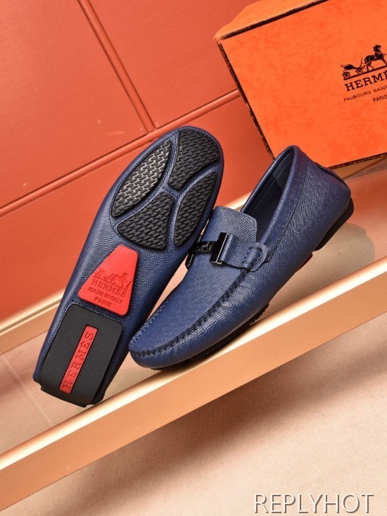 Hermes 2020 Mens Leather Loafer