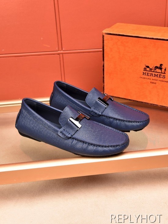 Hermes 2020 Mens Leather Loafer