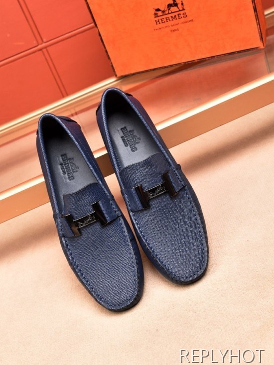 Hermes 2020 Mens Leather Loafer