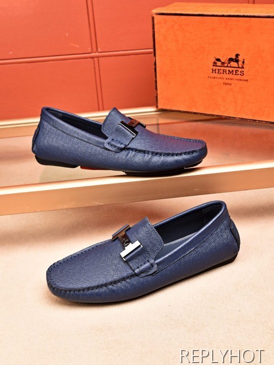 Hermes 2020 Mens Leather Loafer