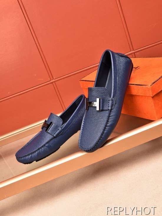 Hermes 2020 Mens Leather Loafer