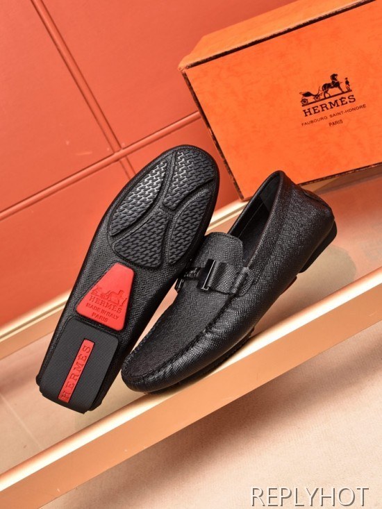 Hermes 2020 Mens Leather Loafer