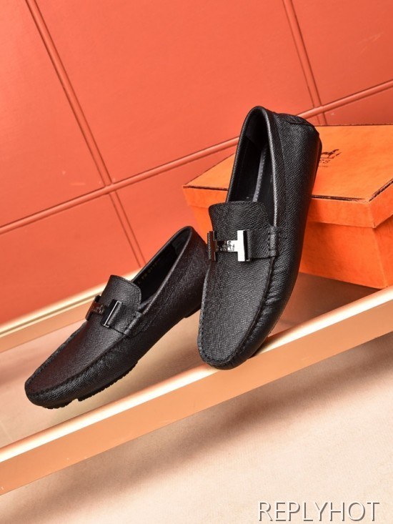 Hermes 2020 Mens Leather Loafer