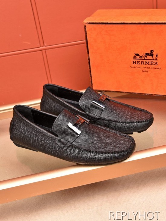 Hermes 2020 Mens Leather Loafer