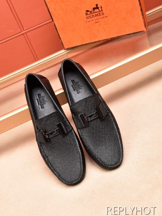 Hermes 2020 Mens Leather Loafer