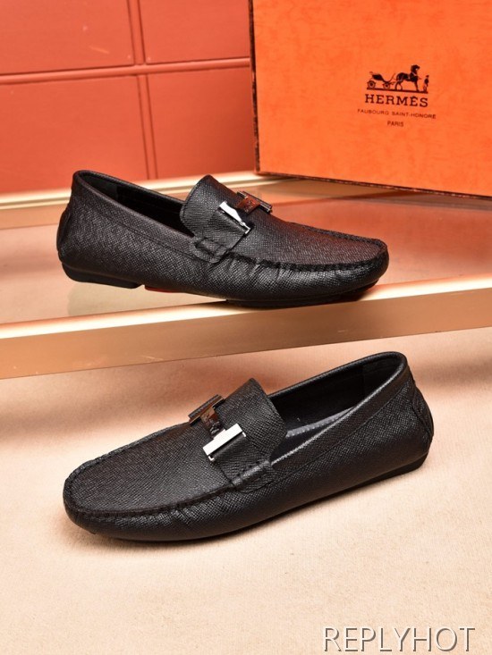 Hermes 2020 Mens Leather Loafer