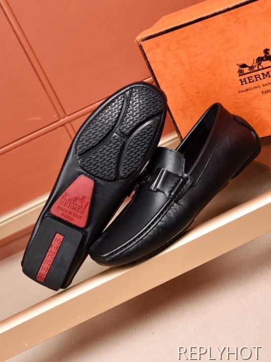 Hermes 2020 Mens Leather Loafer