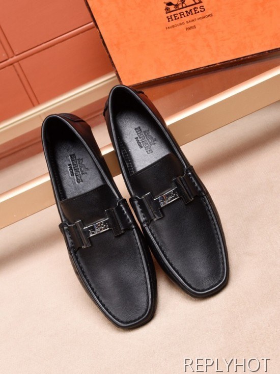 Hermes 2020 Mens Leather Loafer