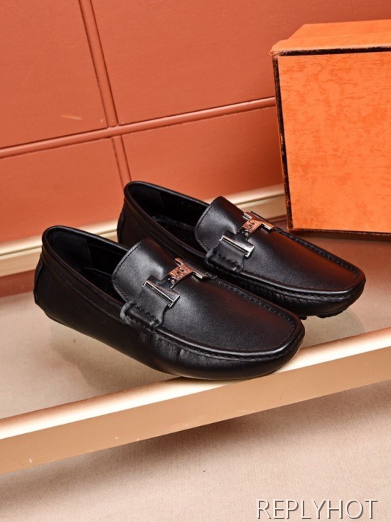Hermes 2020 Mens Leather Loafer