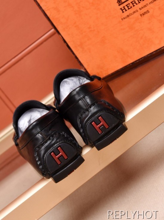 Hermes 2020 Mens Leather Loafer