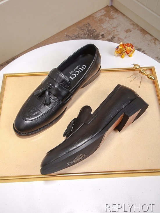 Gucci 2020 Mens Leather Loafer