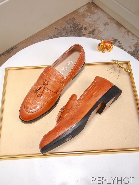 Gucci 2020 Mens Leather Loafer