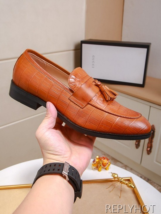 Gucci 2020 Mens Leather Loafer