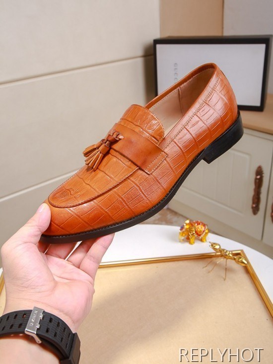 Gucci 2020 Mens Leather Loafer