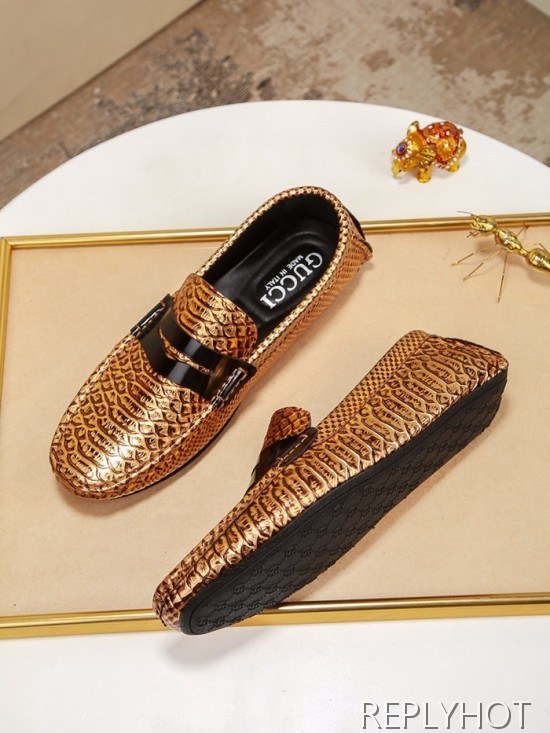 Gucci 2020 Mens Leather Loafer