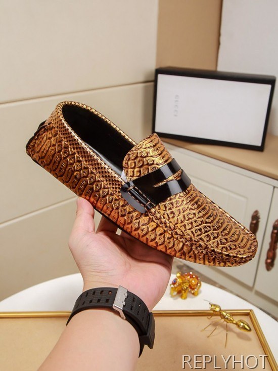 Gucci 2020 Mens Leather Loafer
