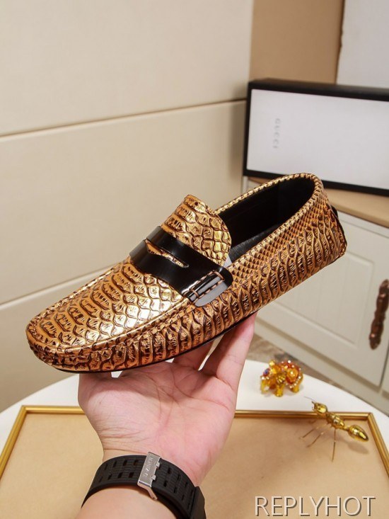 Gucci 2020 Mens Leather Loafer