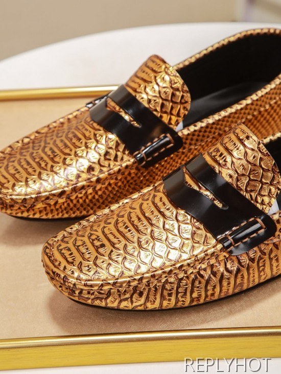 Gucci 2020 Mens Leather Loafer