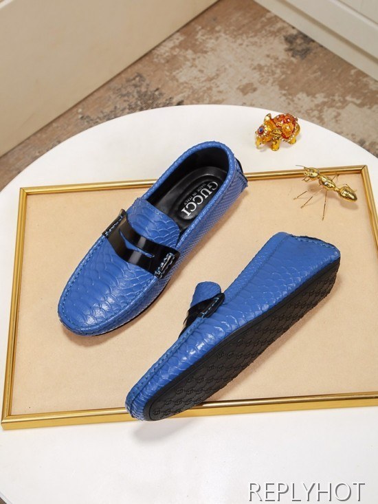 Gucci 2020 Mens Leather Loafer