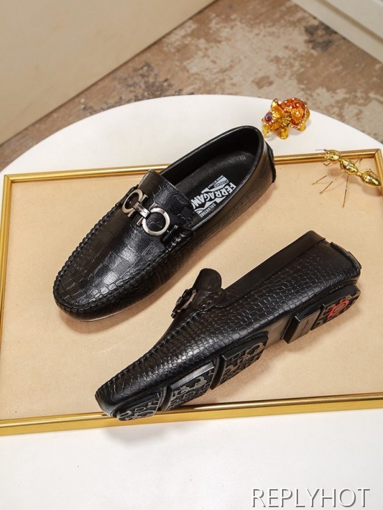 Ferragamo  2020 Mens Leather Loafer