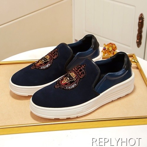 Fendi 2020 Mens Leather Slip On