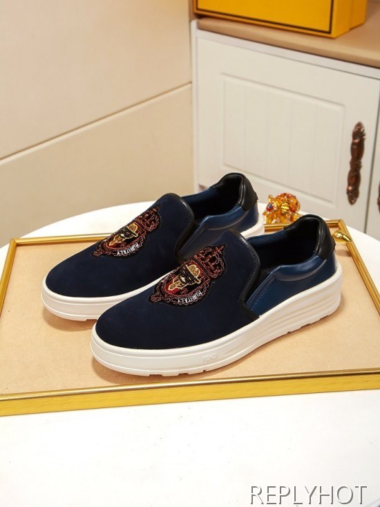 Fendi 2020 Mens Leather Slip On