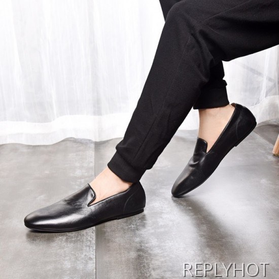 Hermes 2020 Mens Leather Loafer