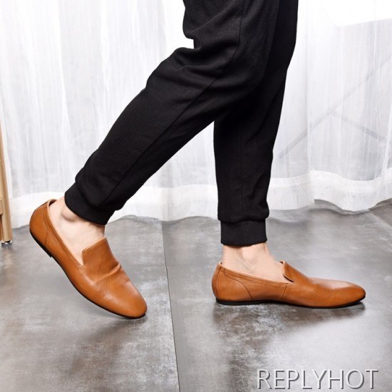 Hermes 2020 Mens Leather Loafer