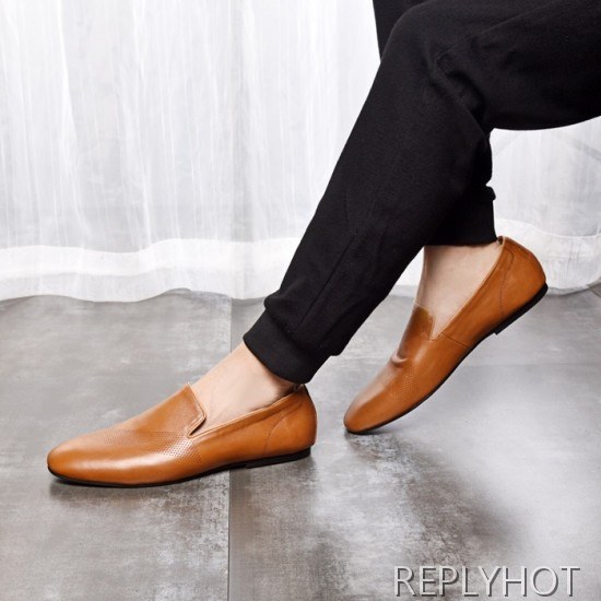 Hermes 2020 Mens Leather Loafer