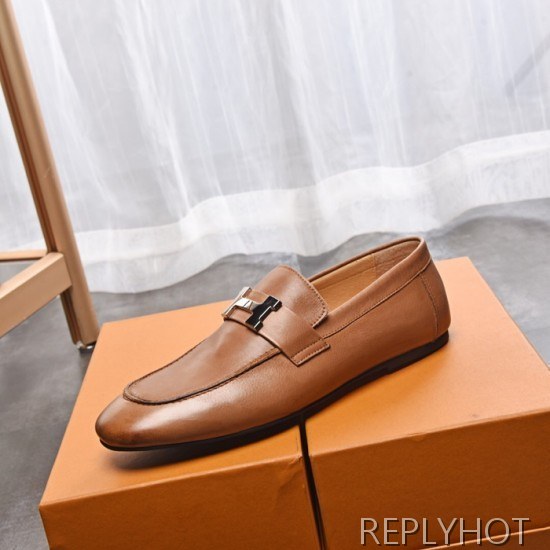 Hermes 2020 Mens Leather Loafer