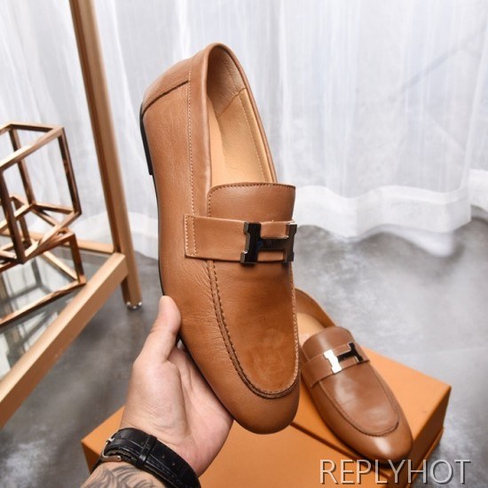 Hermes 2020 Mens Leather Loafer